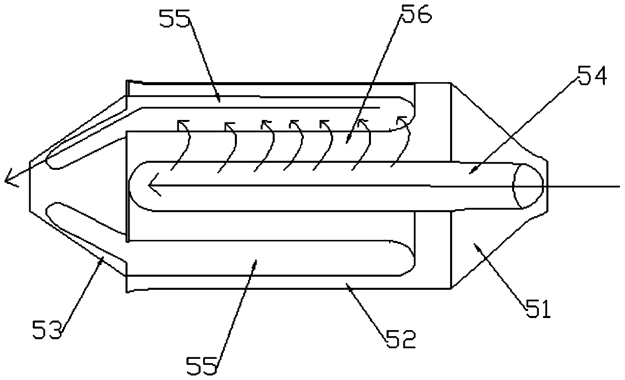 Magnesium alloy and aluminum alloy semi-solid slurry preparation structure