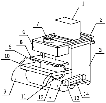 Grinding device used for solid waste recovery