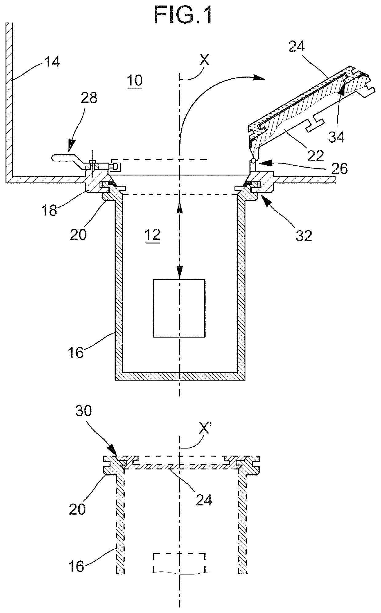 System sealing test device for insulating two mediums in a sealed manner