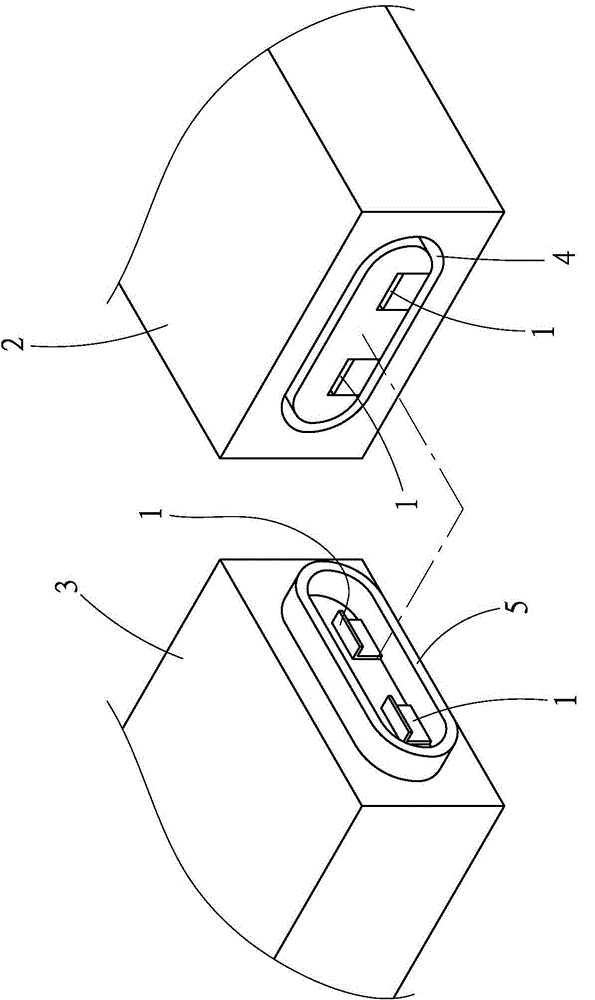 Combination structure of electric connection between control unit and power supply unit