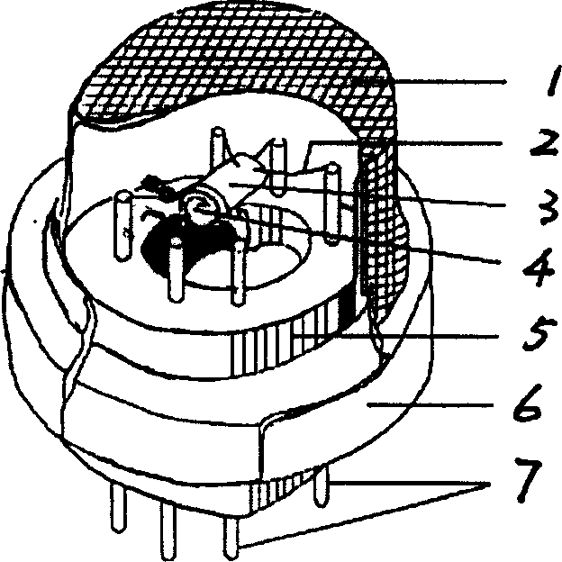 Prepn of oxygen-sensing sensor