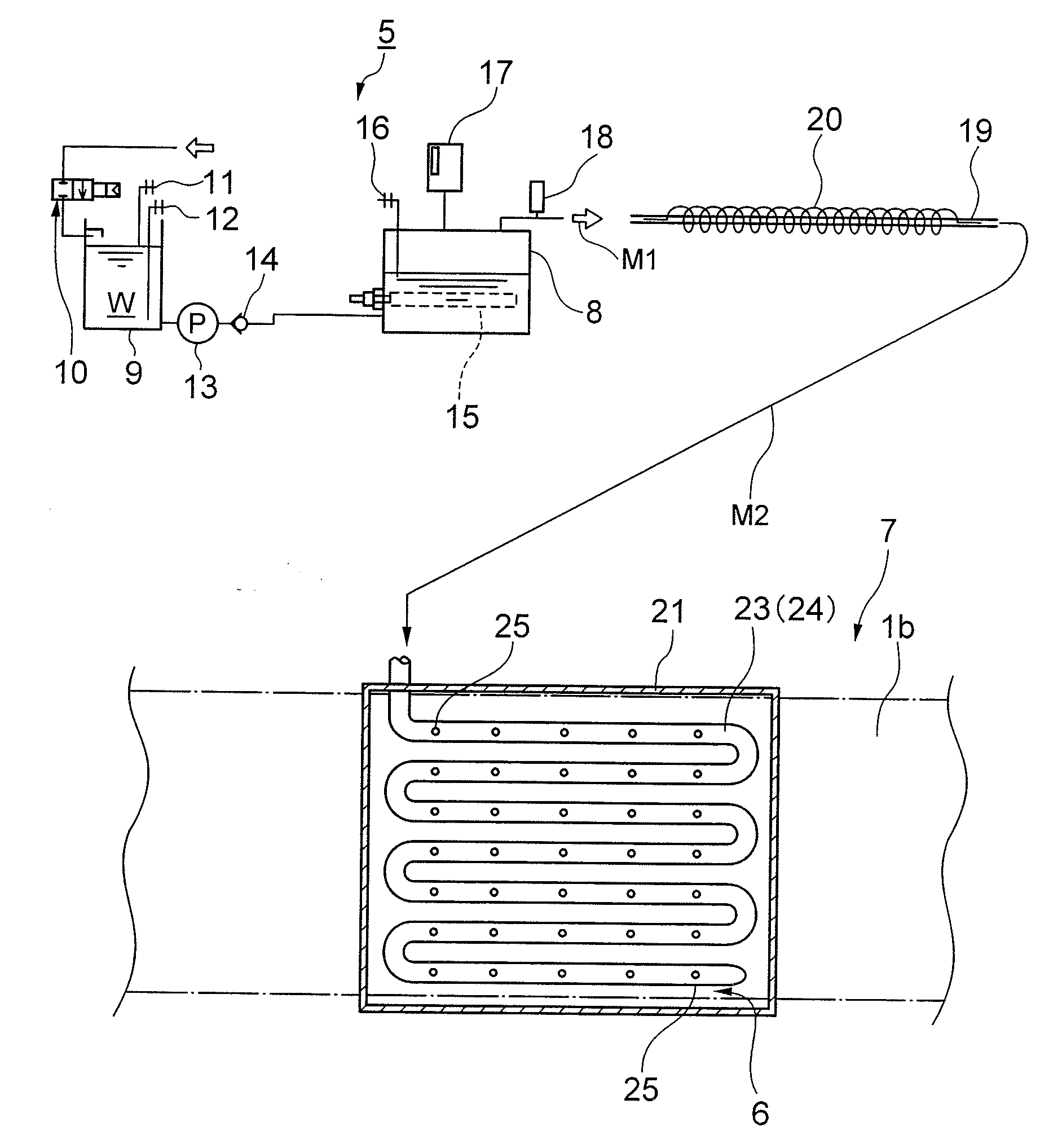 Method of drying printed material and apparatus therefor