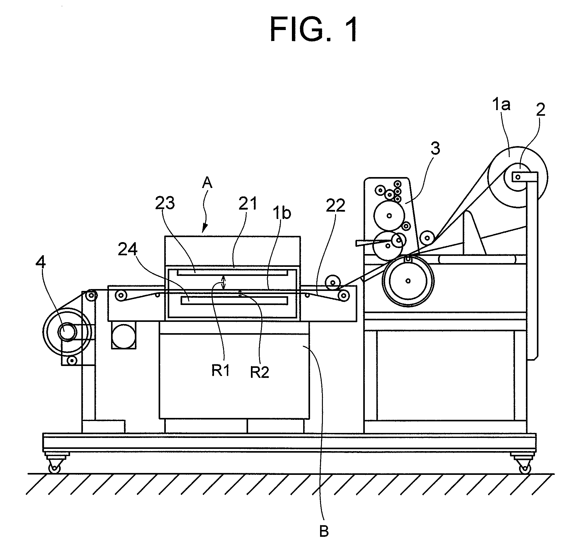 Method of drying printed material and apparatus therefor