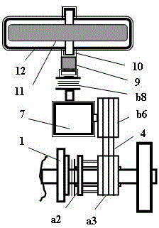 Brake device of vacuum pipeline wheel rail train