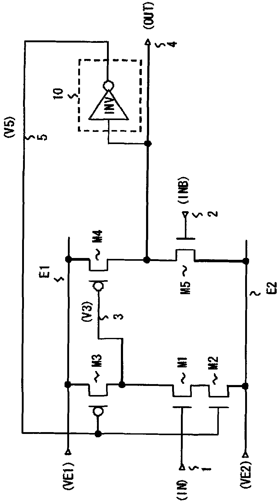 Level shift circuit, and driver and display device using the same