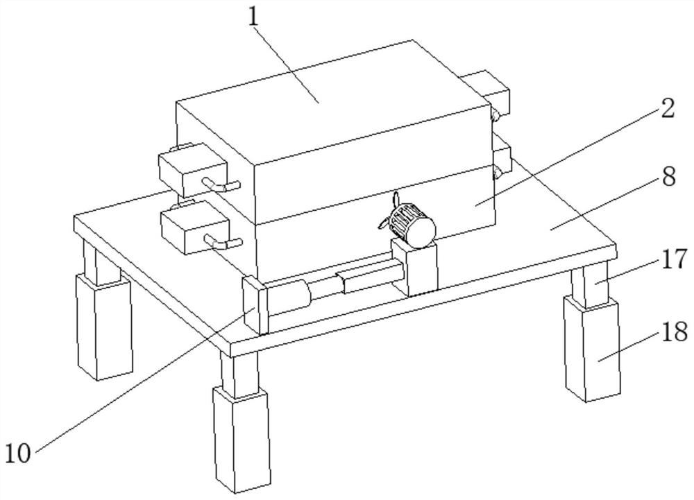 Cooling unit for plastic support mold