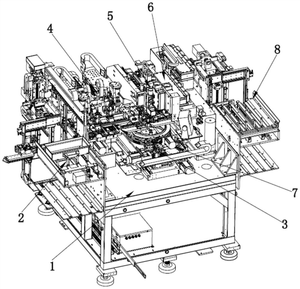 A kind of fully automatic planar ic crystal bonding machine and bonding method