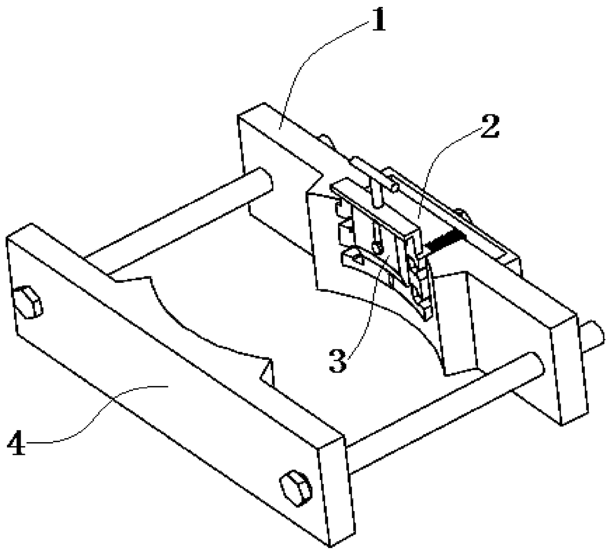 Seedling grafting trimming device