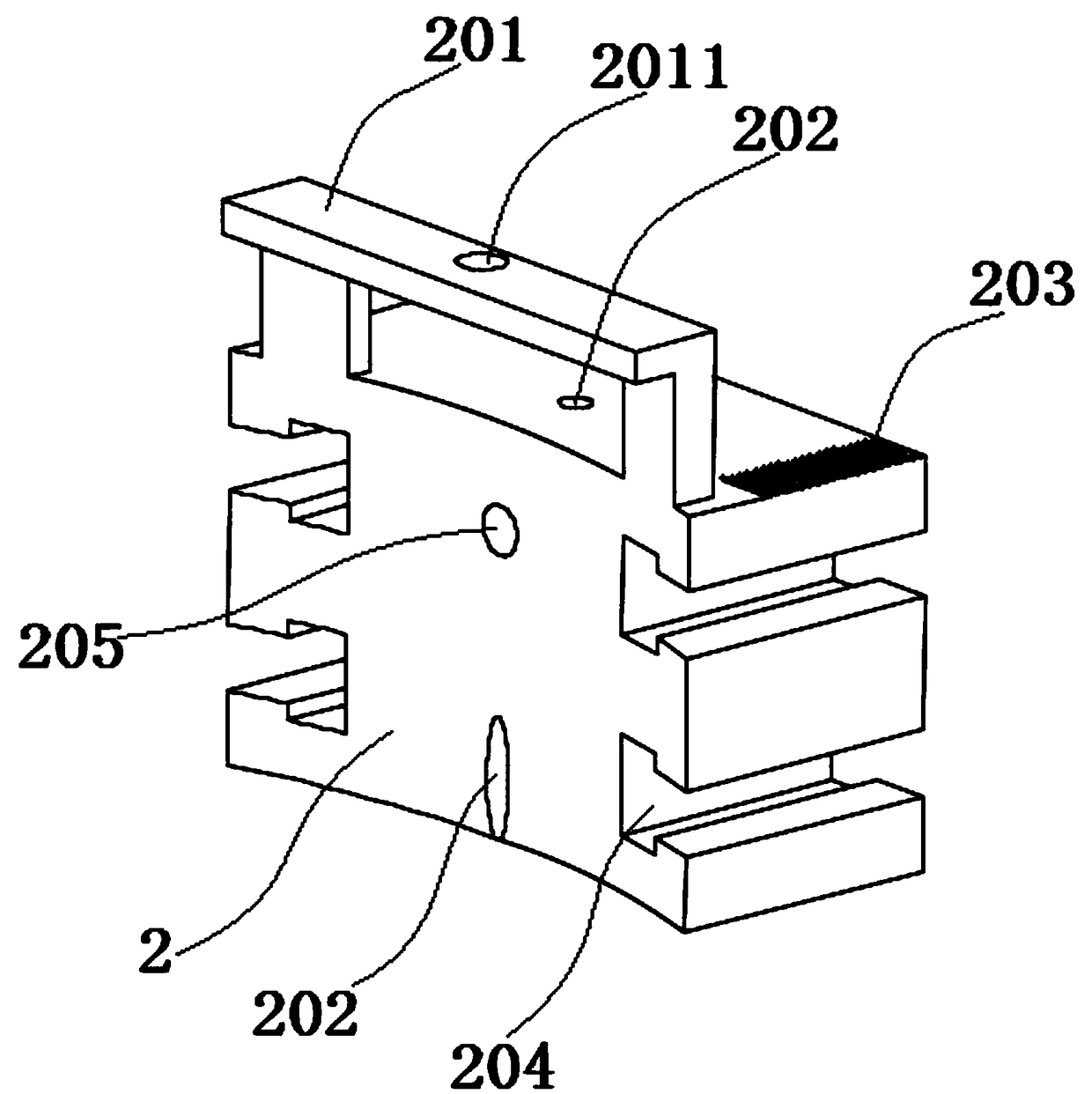 Seedling grafting trimming device