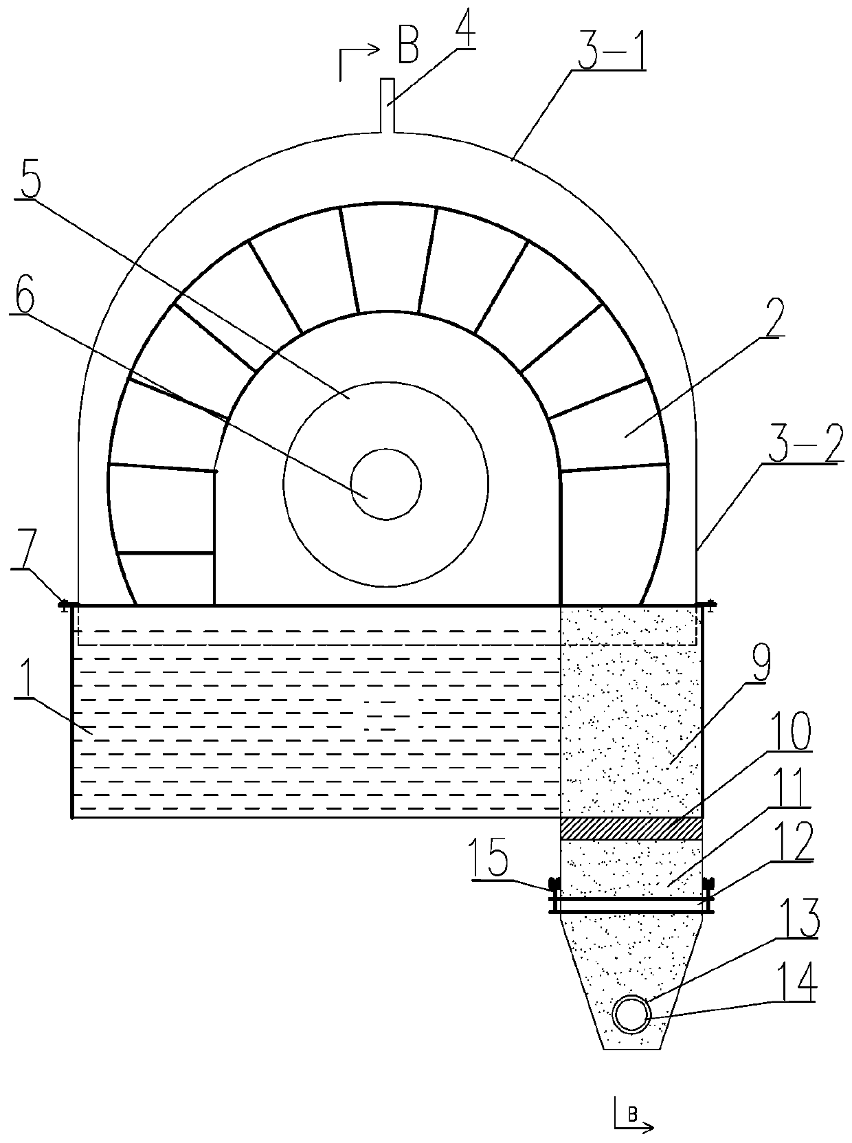 Self-sealing pressurizing plate type filter