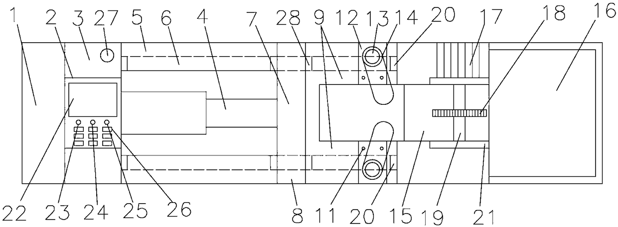 Cutting device for steel scrap processing