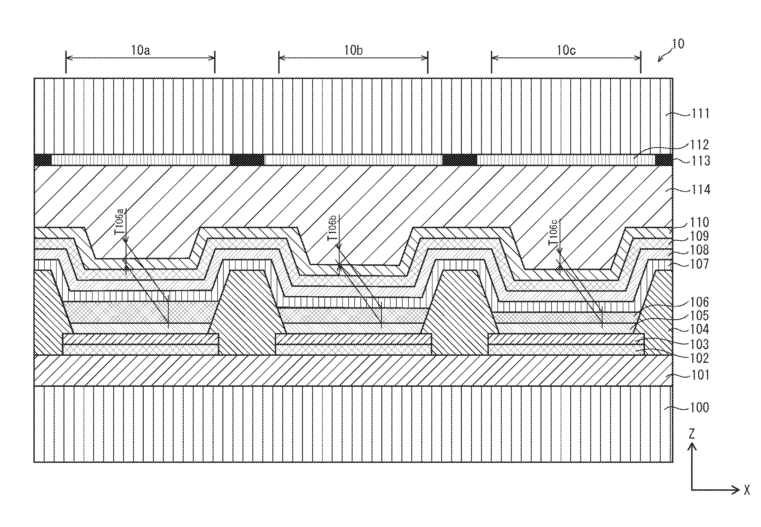 Organic light-emitting device and organic display device