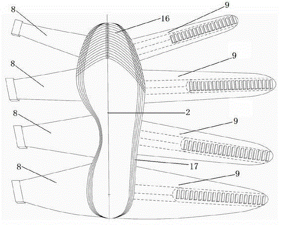Shoe try-on sensing measuring instrument and measuring method thereof