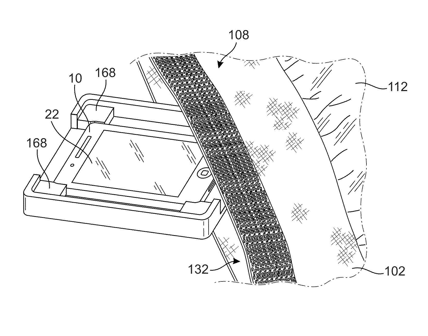 Portable Electromagnetic Interference Shield with Flexible Cavity