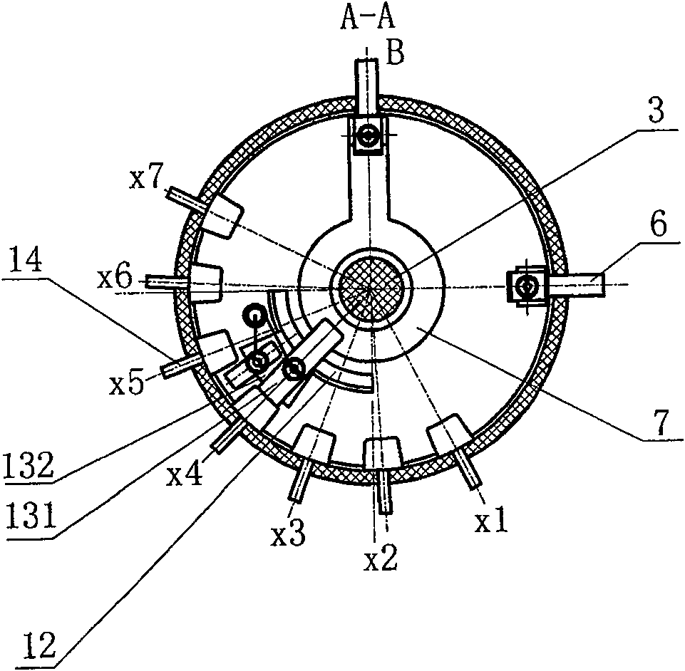 Loaded capacity and pressure regulating switch for transformer
