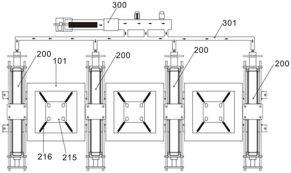 Device for forcibly stopping escape vehicle