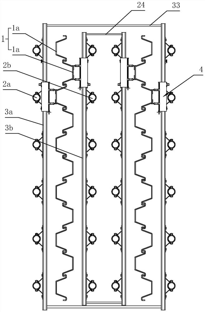 A Larsen steel sheet pile cofferdam and its construction method
