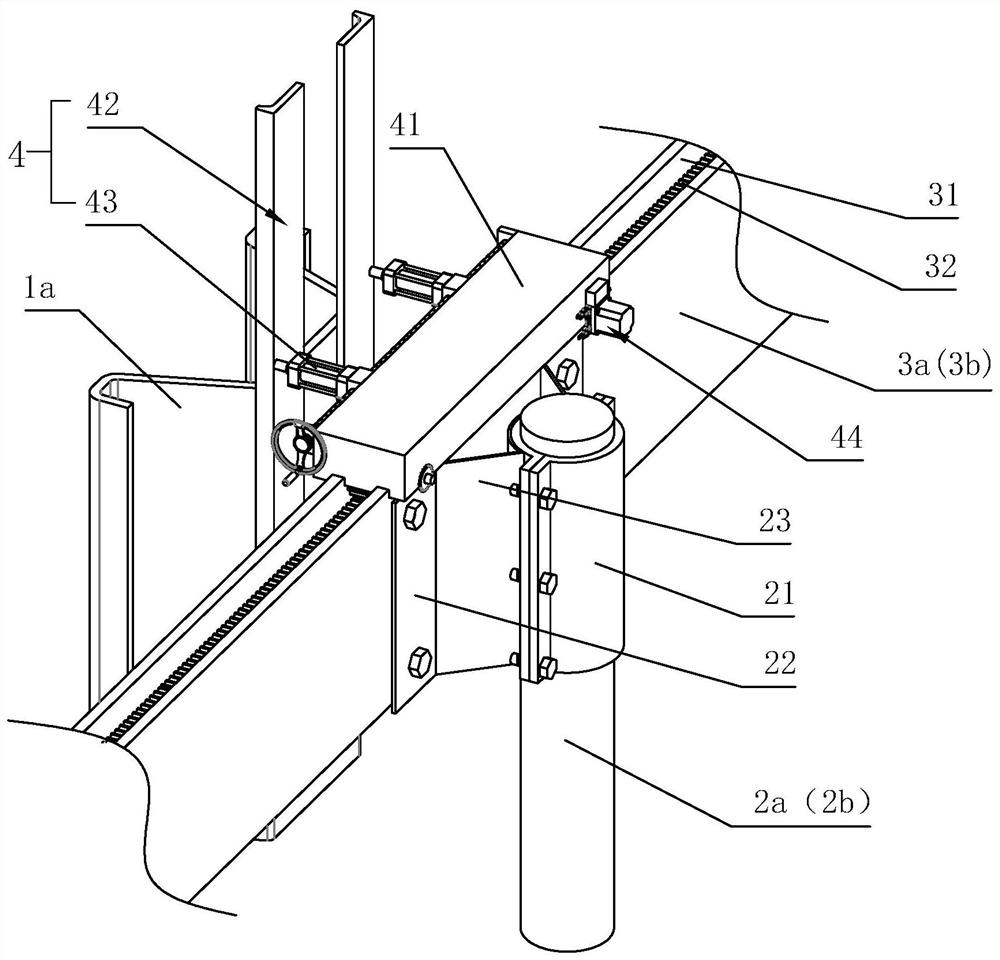 A Larsen steel sheet pile cofferdam and its construction method