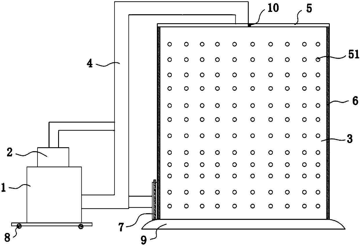 Ceramic sanitary ware molding drying device