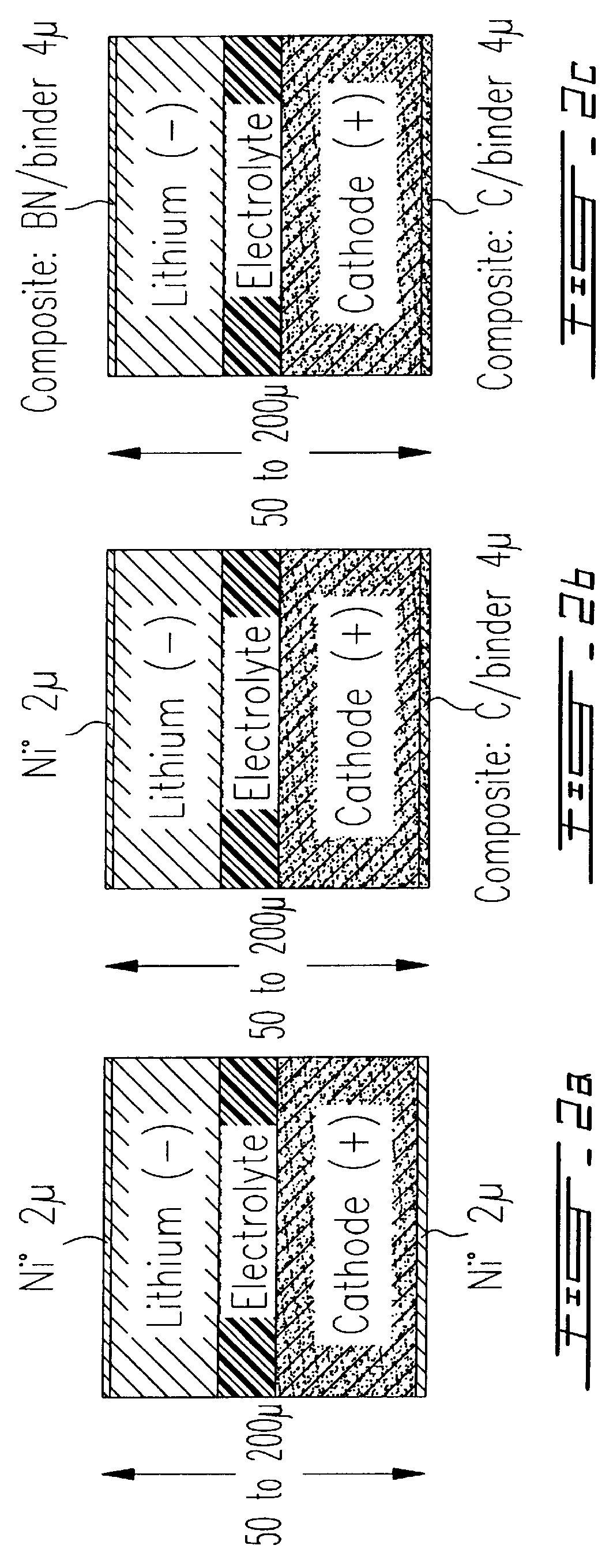 Ultra thin solid state lithium batteries and process of preparing same