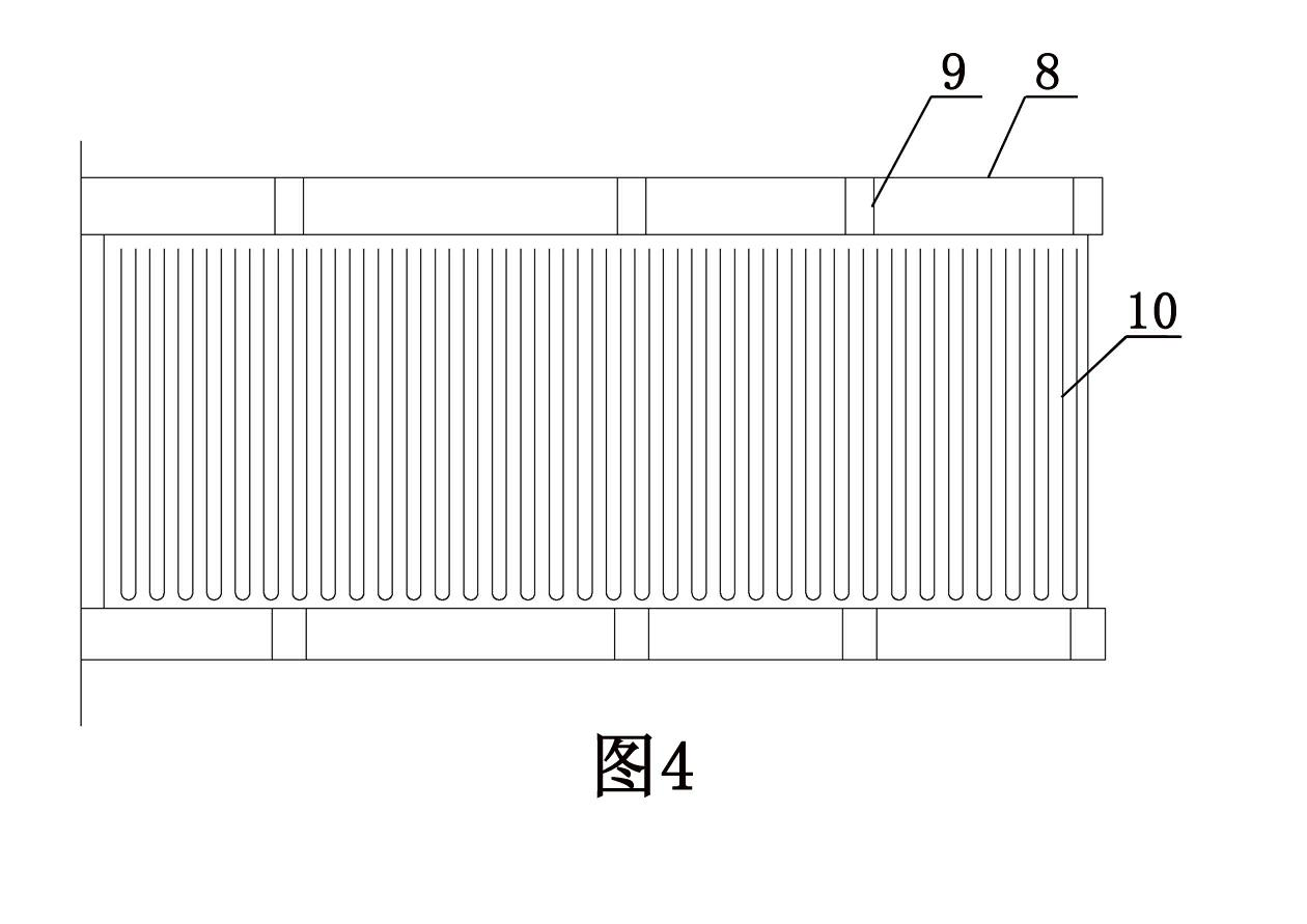 Heating wire heating device and construction method for winter concrete