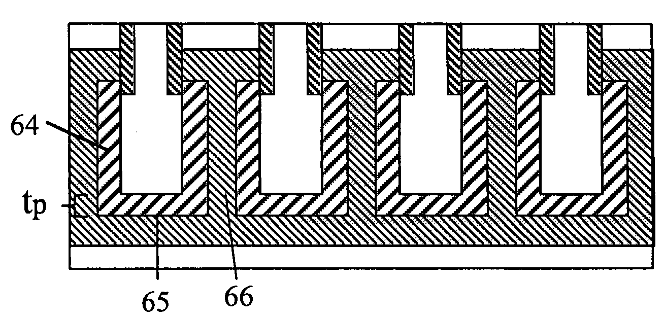 Method of fabricating bottle trench capacitors using an electrochemical etch with electrochemical etch stop