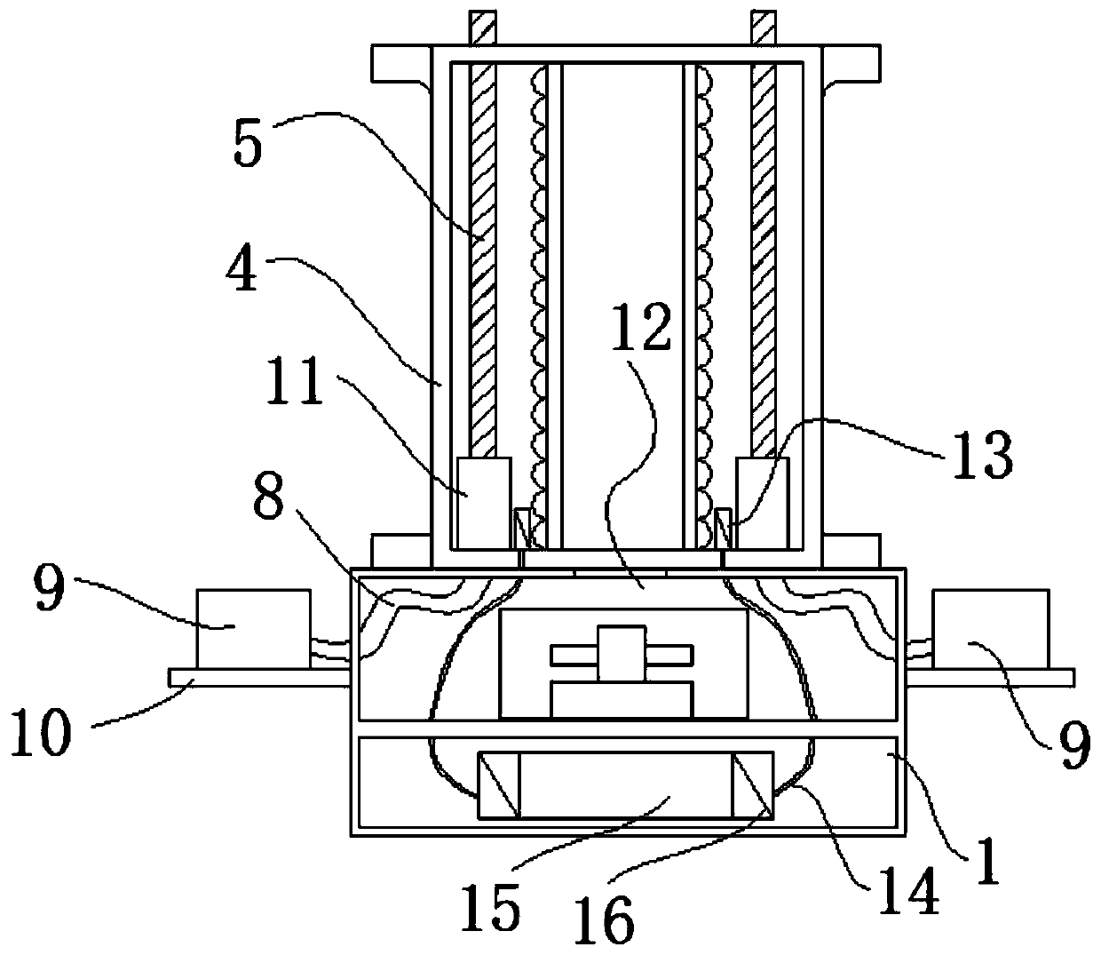 On-line cooling device for high-voltage parallel compensation reactor winding