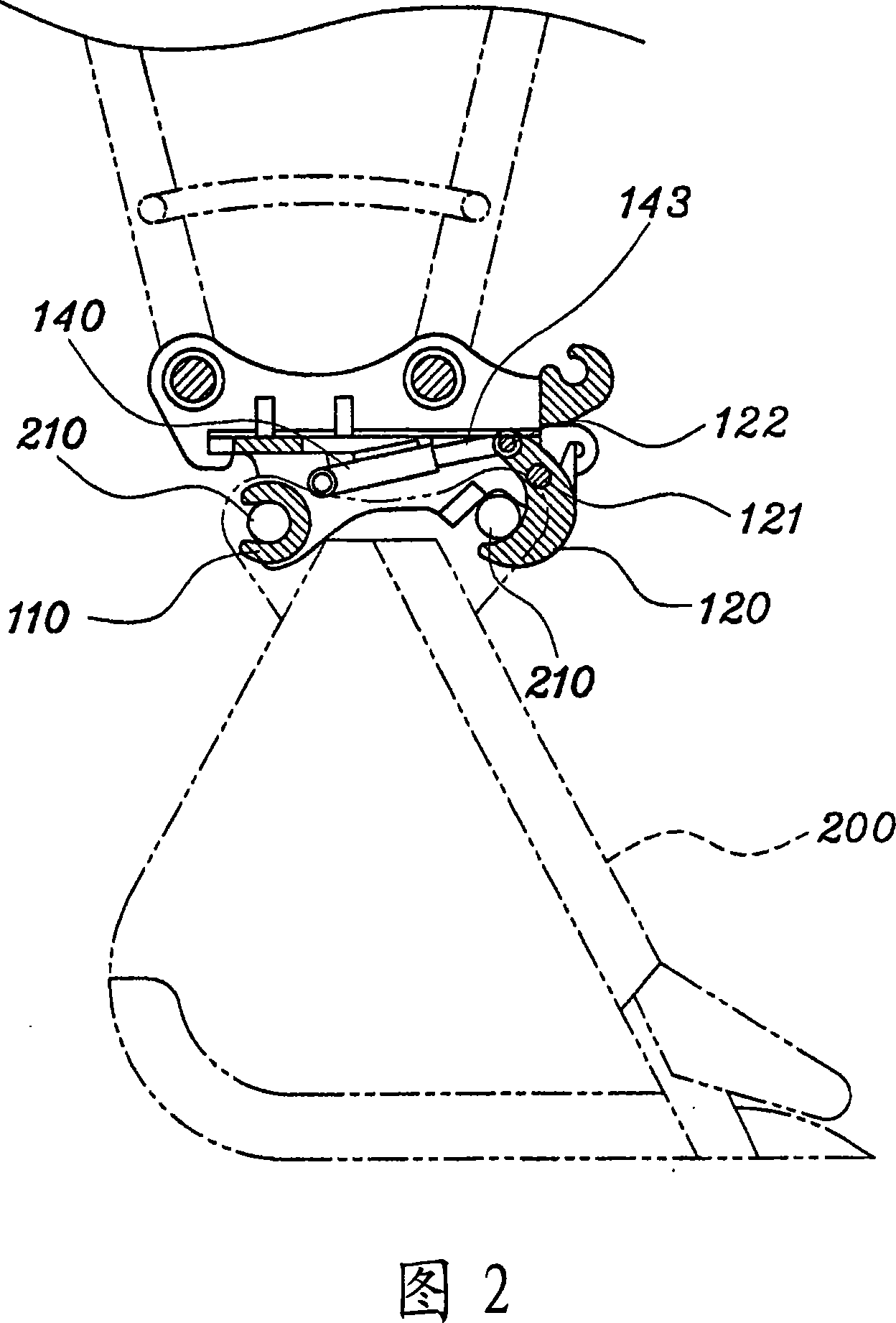 Dredger clamping safety device
