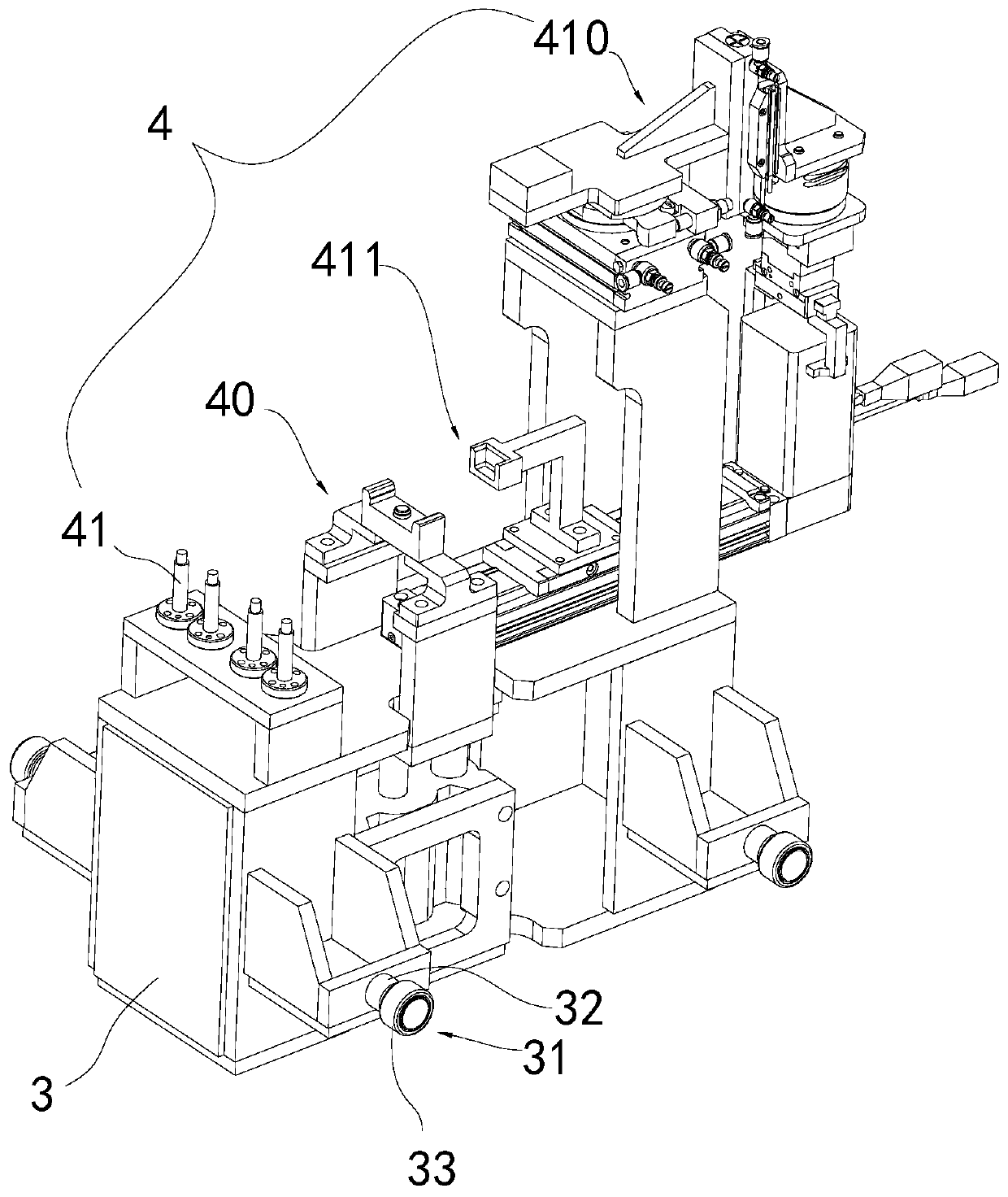 Automatic core assembly device