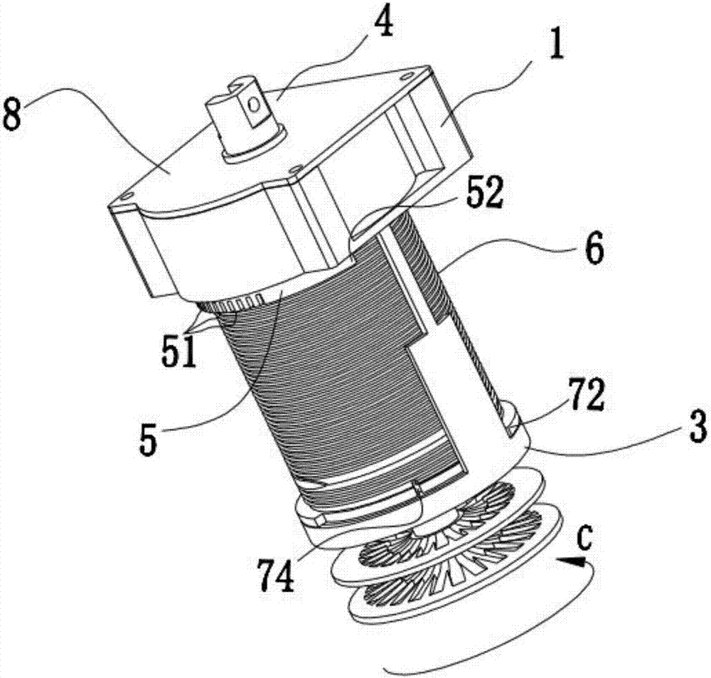 Venetian blind braking head