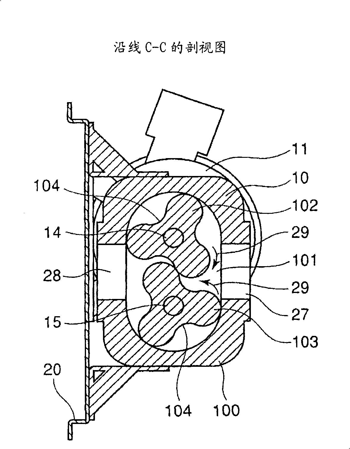 Oil-free fluid machine having two or more rotors