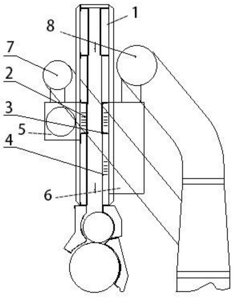 Double-side feeding and double-side exhausting upper cotton box device