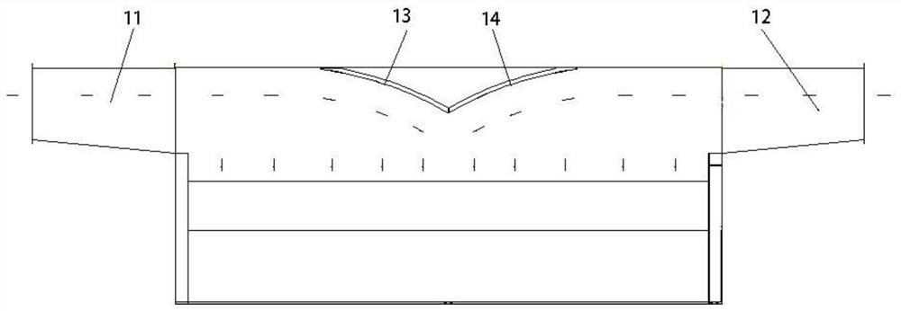 Double-side feeding and double-side exhausting upper cotton box device