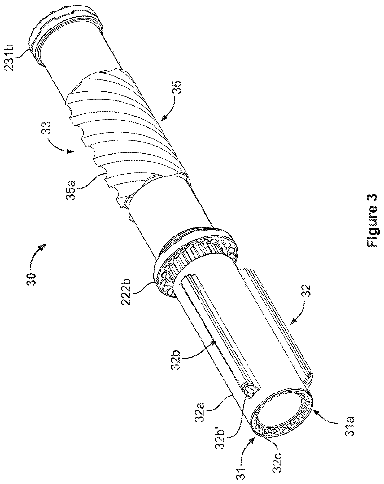 Fluid-powered linear motor with rotary pistons and motion rectifier and synthetic diamond bearing assemblies