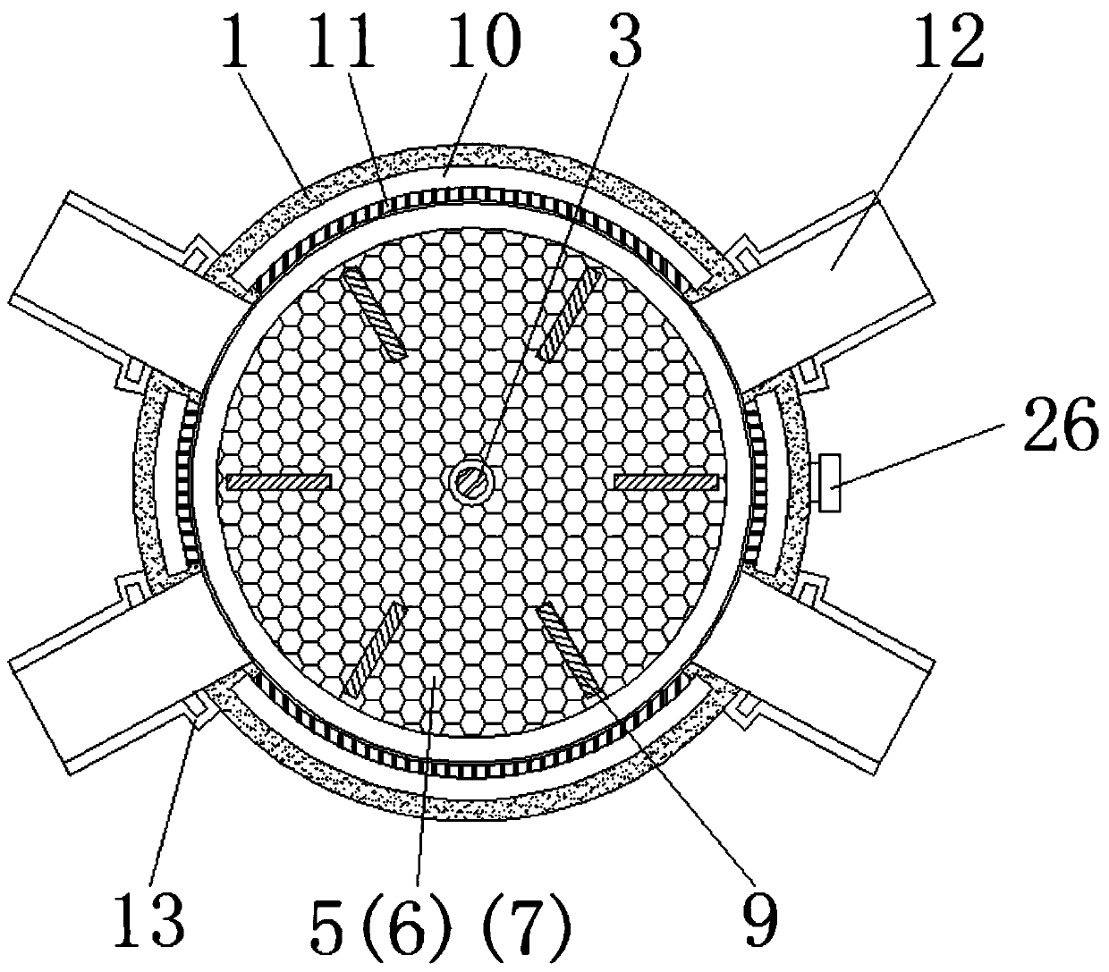 Soaking device with screening function for making of lotus seed cans