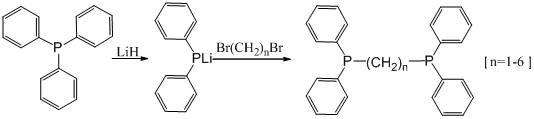 Method for synthesizing bis(diphenylphosphino)-alkane