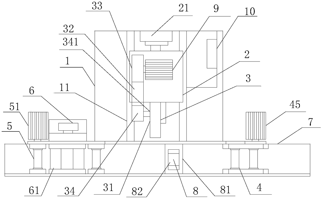 A profile cutting machine with automatic blanking