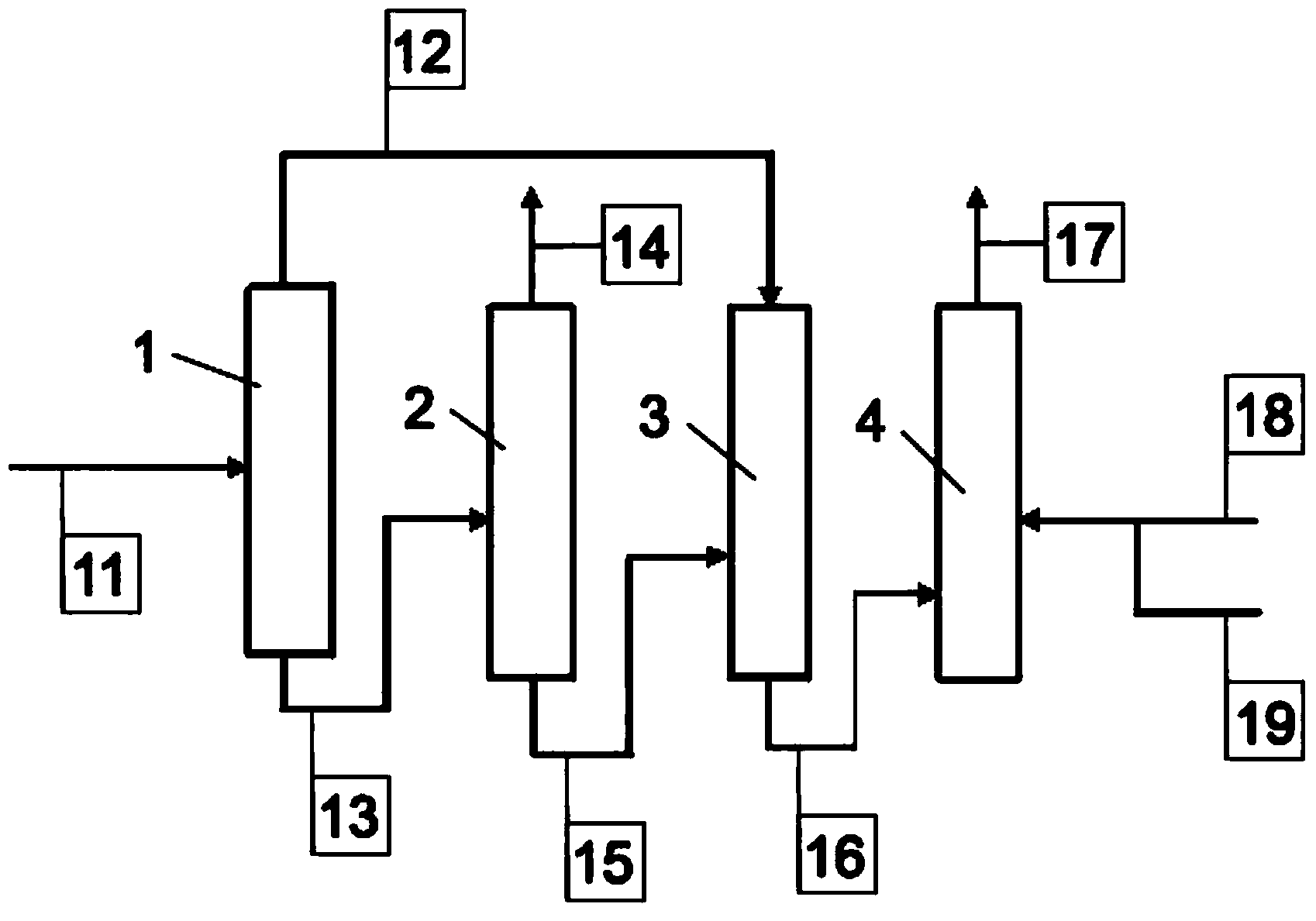 Treatment system of crude methylthio propionaldehyde synthesized by methyl mercaptan and acraldehyde