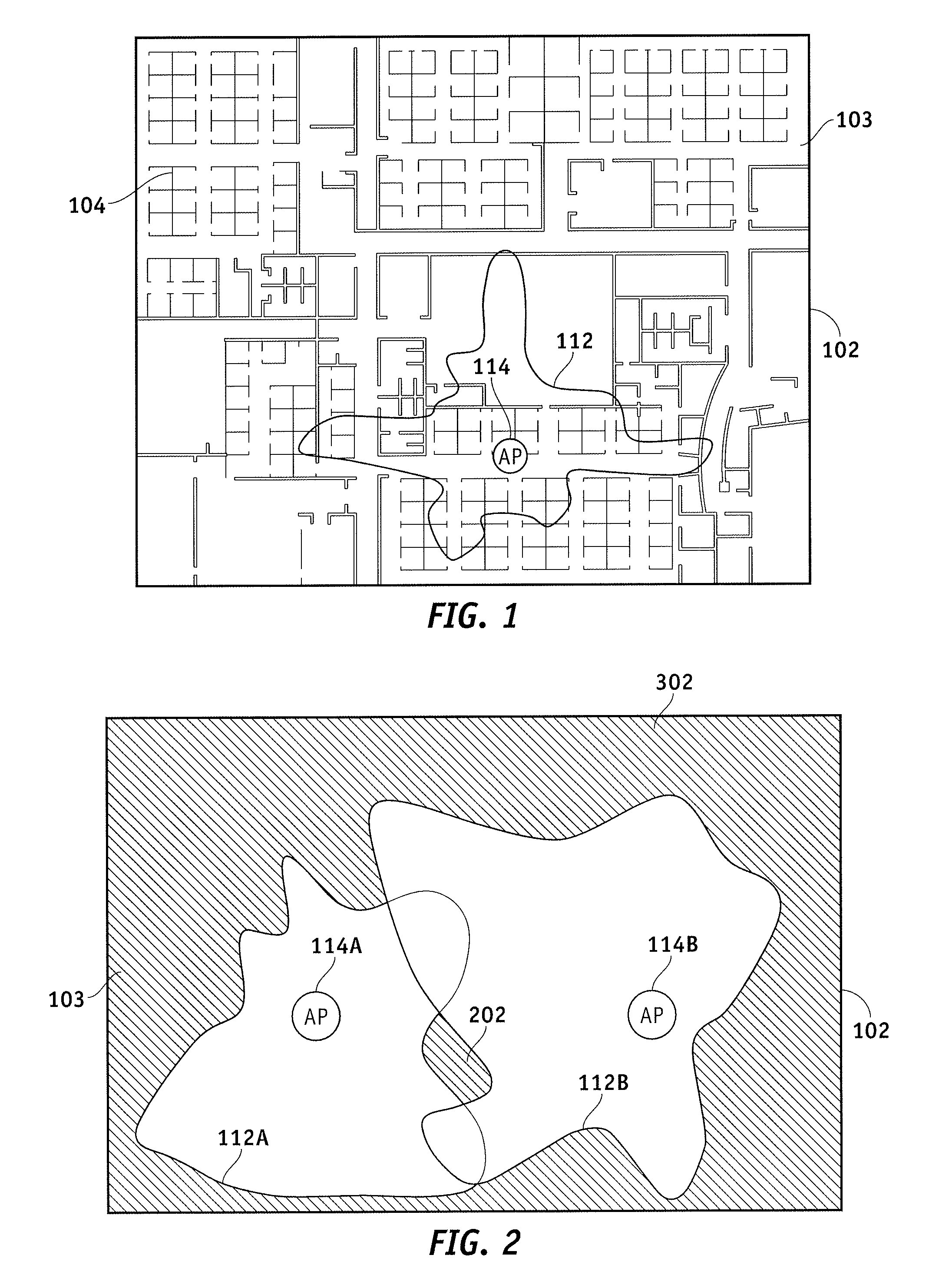 Methods and apparatus for determining optimal RF transmitter placement via a coverage metric