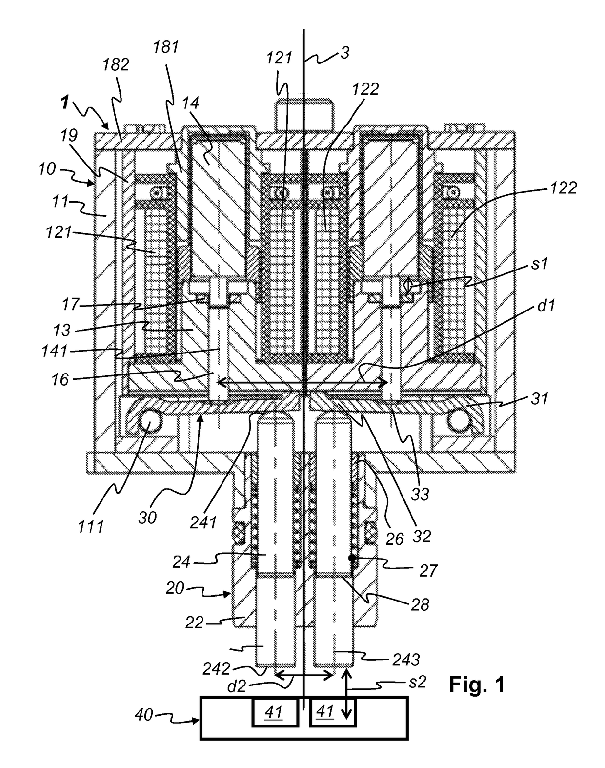 Actuator with transmission element