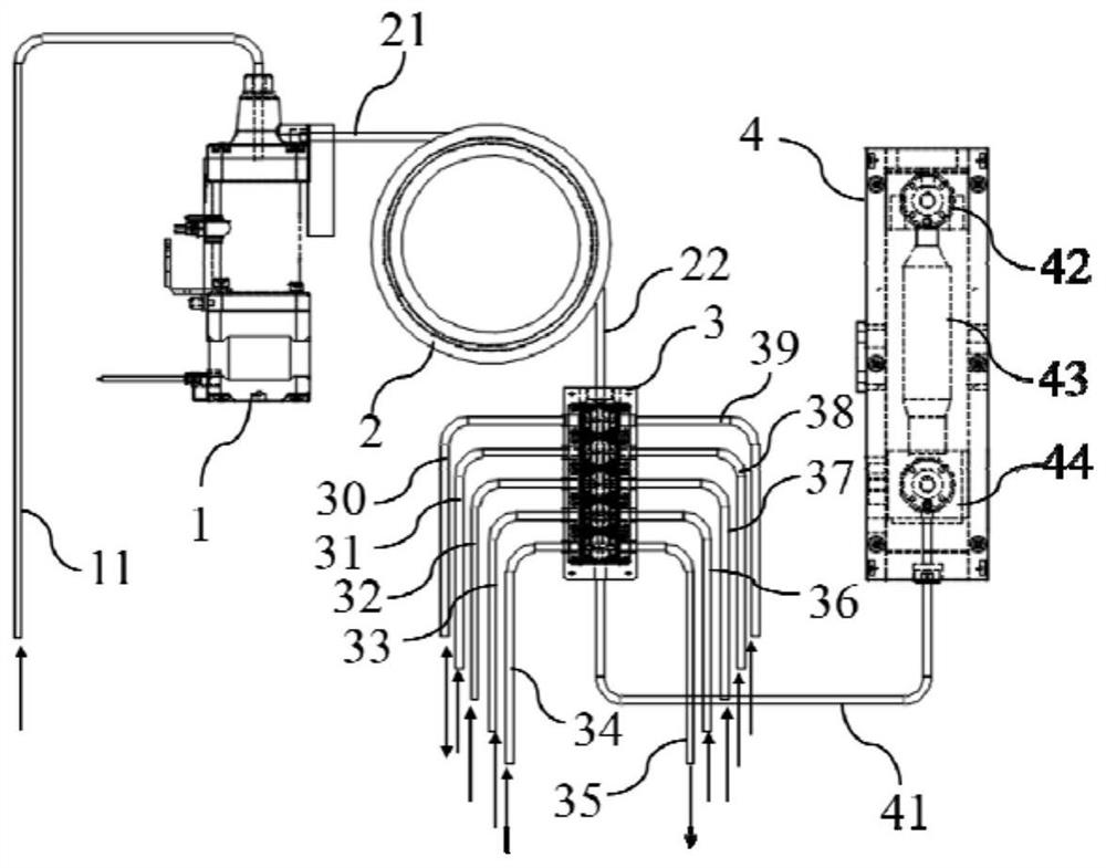 Miniature integrated water quality online monitoring system