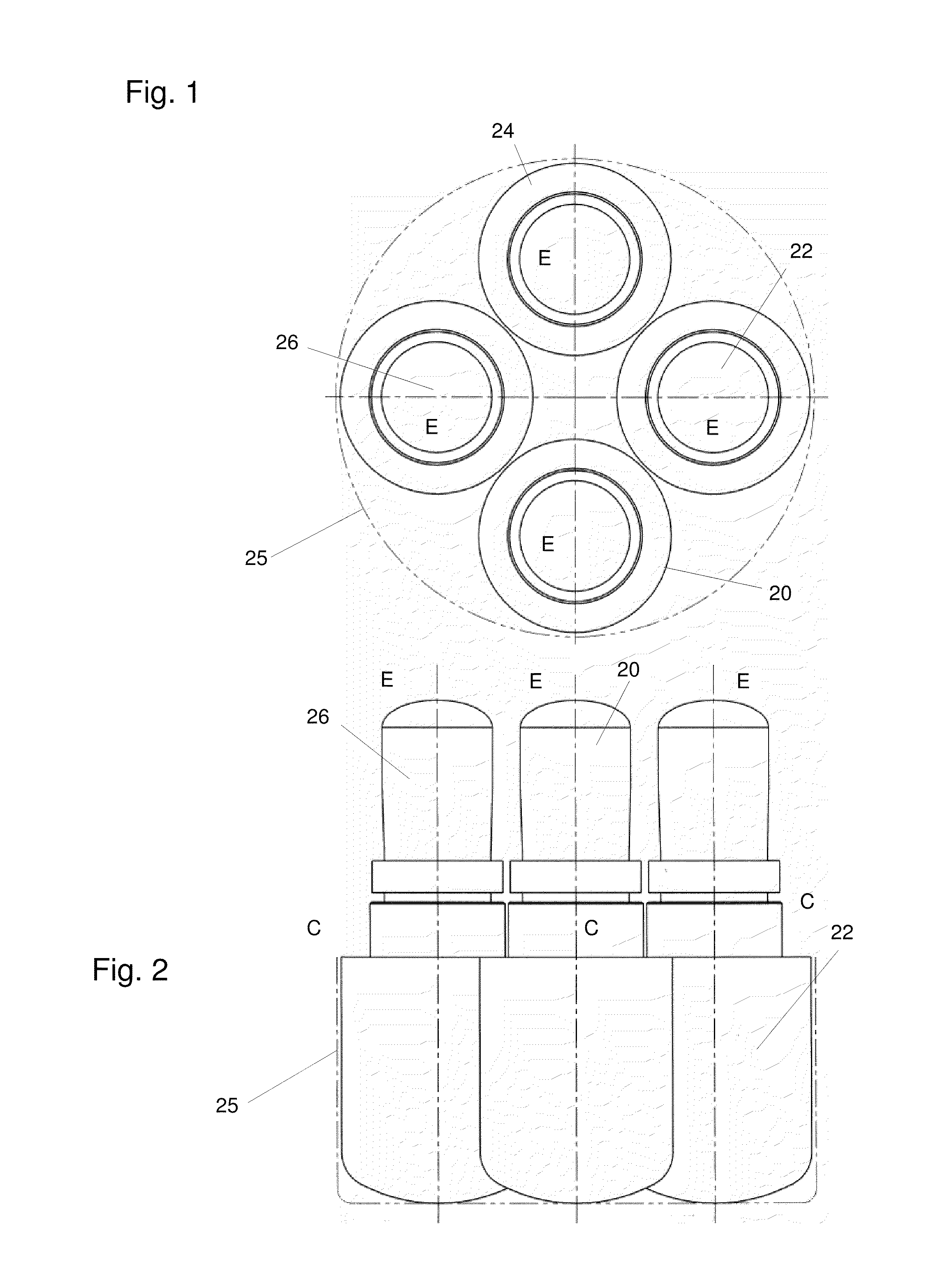 Balanced multiple groupings of beta stirling machines