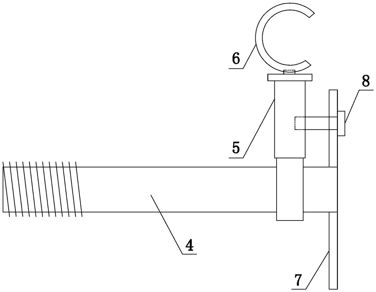 Laying method convenient for position exchange of cable line in electric power cabin