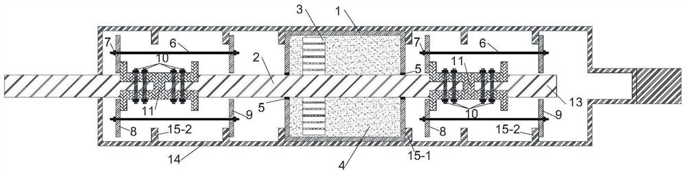 Assembled self-resetting viscous energy dissipation support based on SMA stranded wire