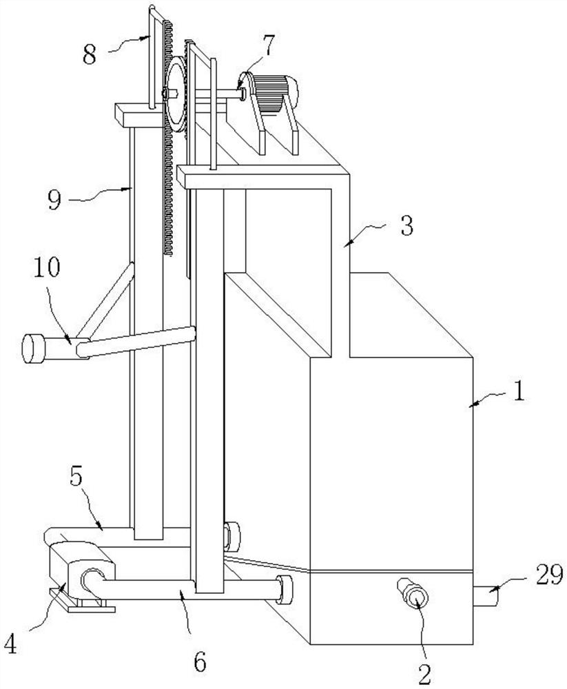 Extraction and separation device for preparing anti-wear hydraulic oil