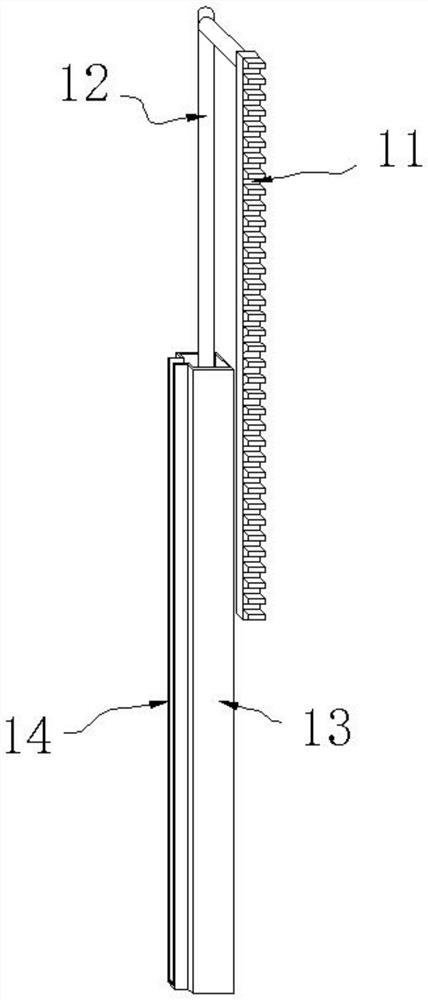 Extraction and separation device for preparing anti-wear hydraulic oil