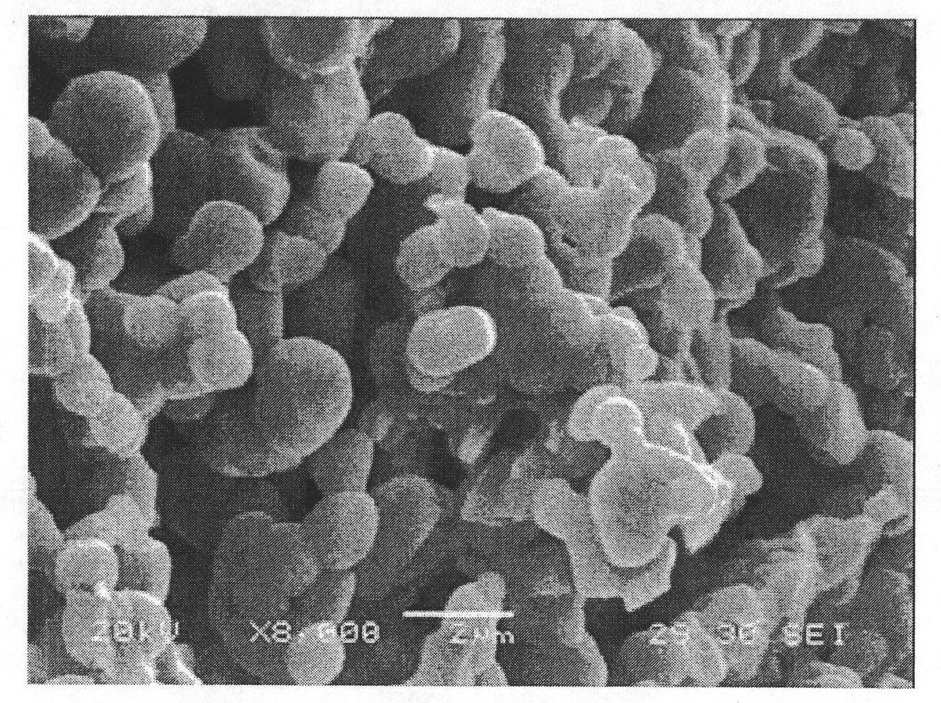 Method for preparing lead zirconate titanate 95/5 porous ceramic from tetra-n-butyl titanate