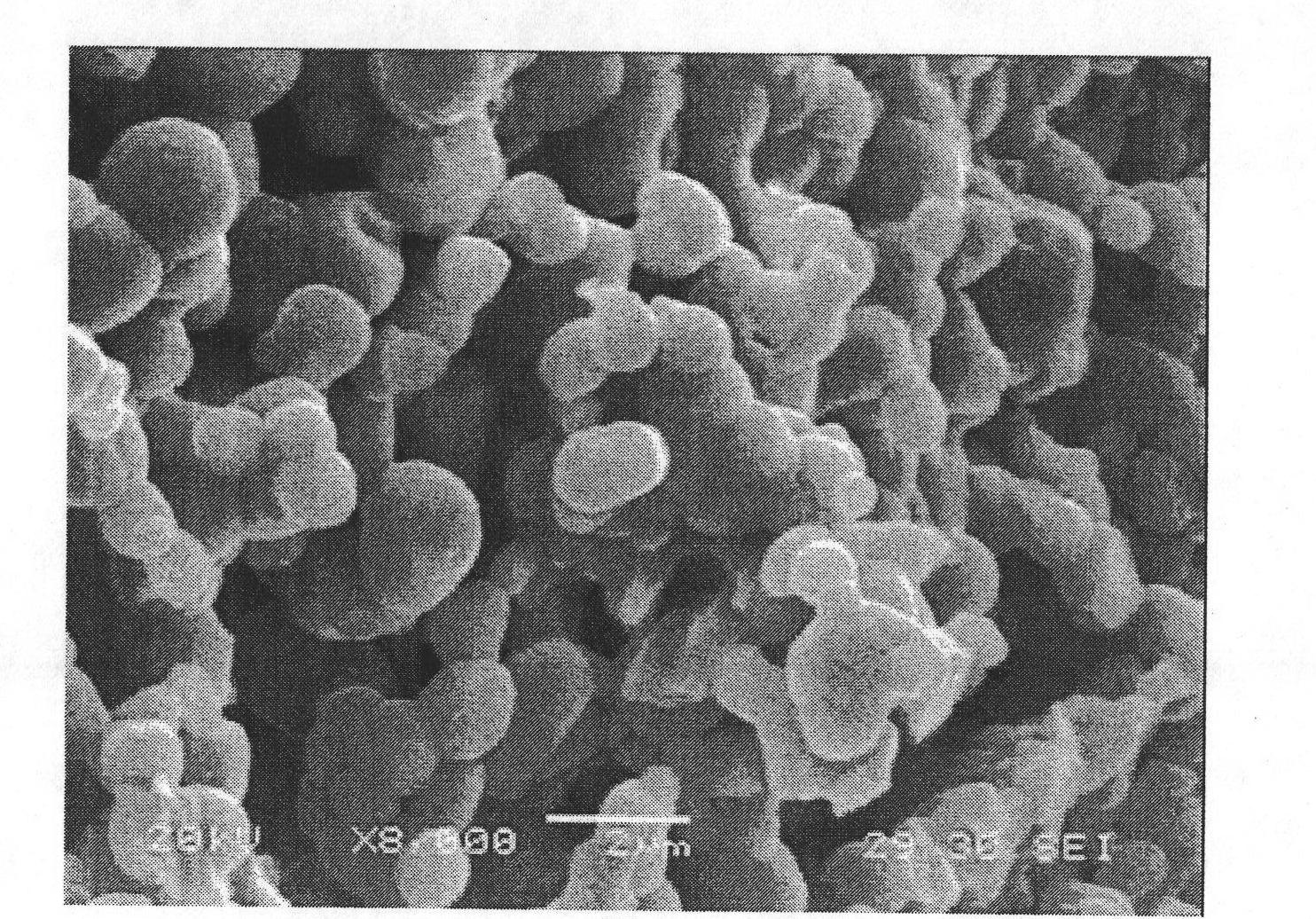 Method for preparing lead zirconate titanate 95/5 porous ceramic from tetra-n-butyl titanate