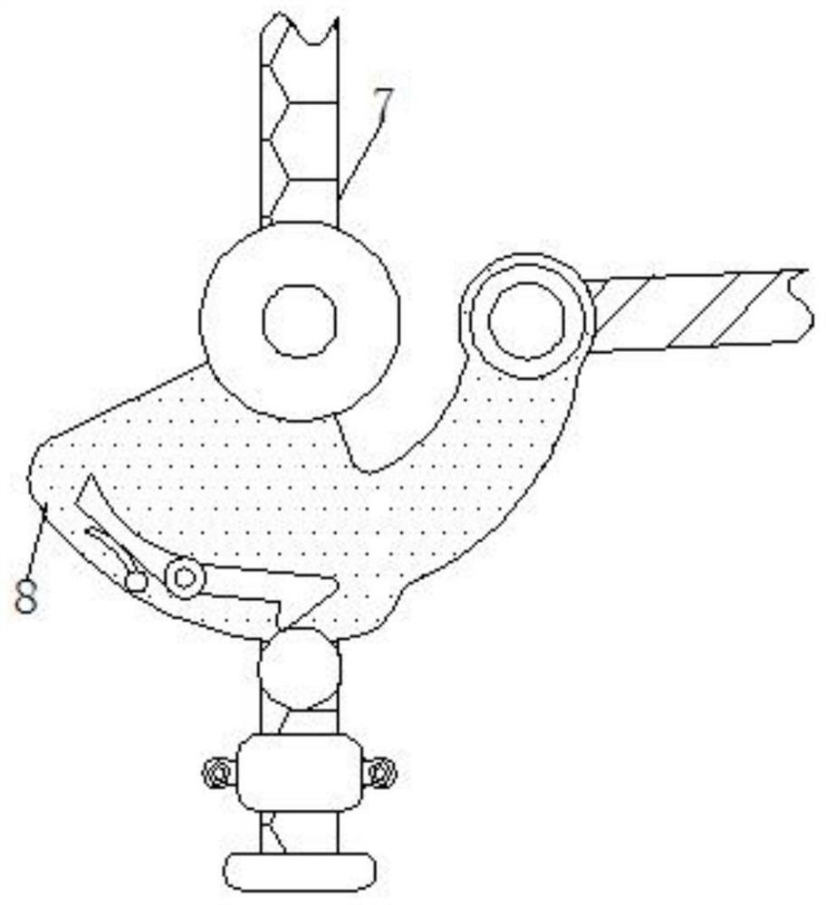 Milk powder filling auxiliary device for solving problem that caked powder blocks filling part