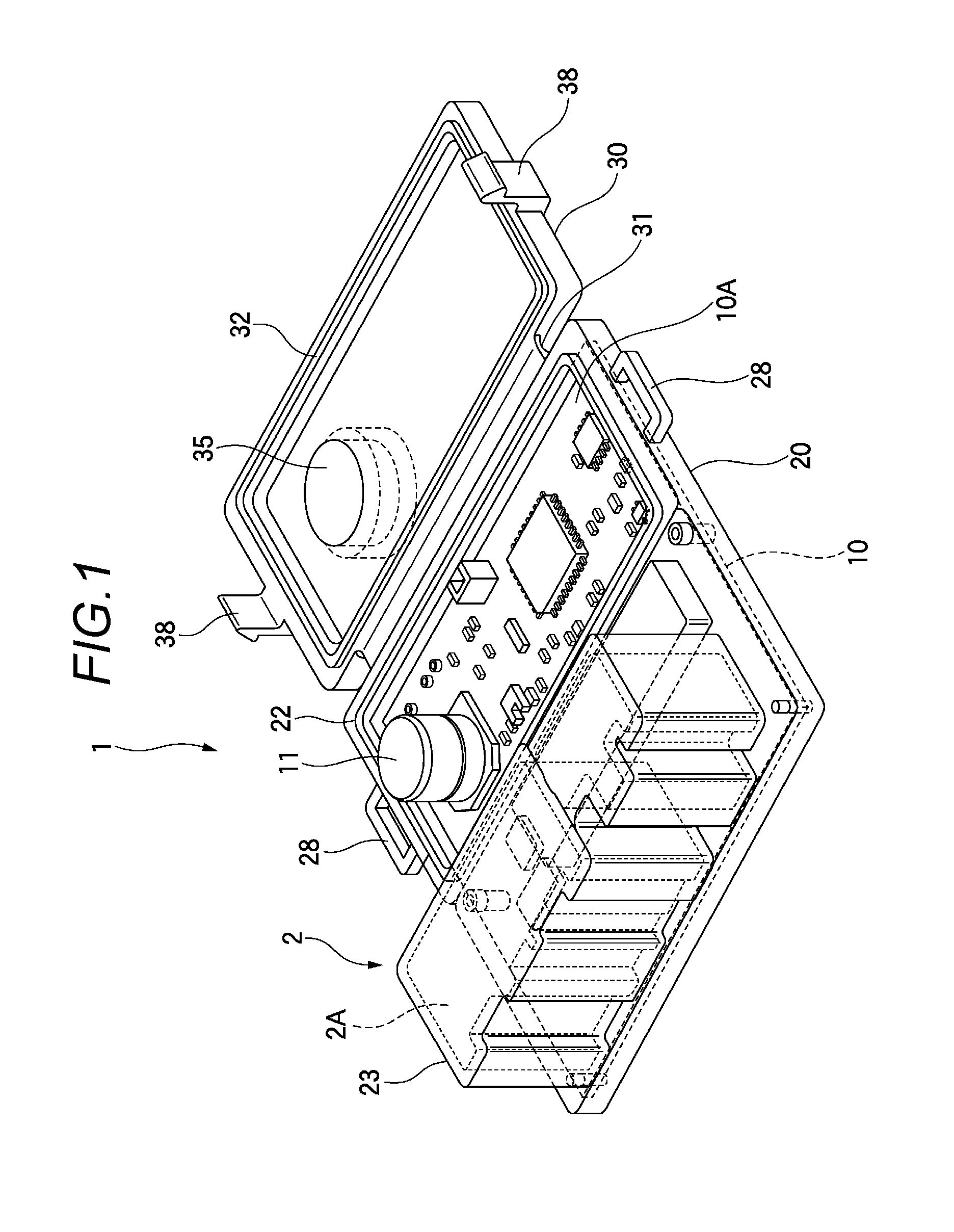 Electronic-circuit unit and manufacturing method thereof